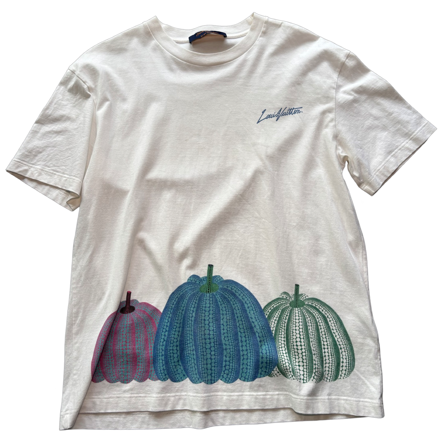 Louis Vuitton x Yayoi Kusama White Pumpkin Print T-Shirt