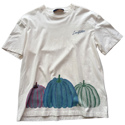 Louis Vuitton x Yayoi Kusama White Pumpkin Print T-Shirt